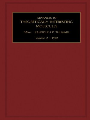 cover image of Advances in Theoretically Interesting Molecules